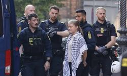 Konpenhag’ta İsrail karşıtı protestolarda aktivist Greta Thunberg’in de aralarında olduğu 6 kişi gözaltına alındı 